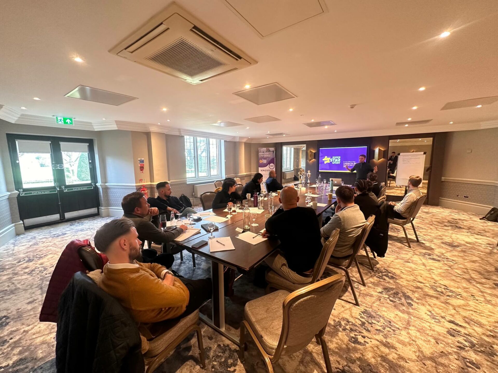 Franchise meeting at Superstar Sport